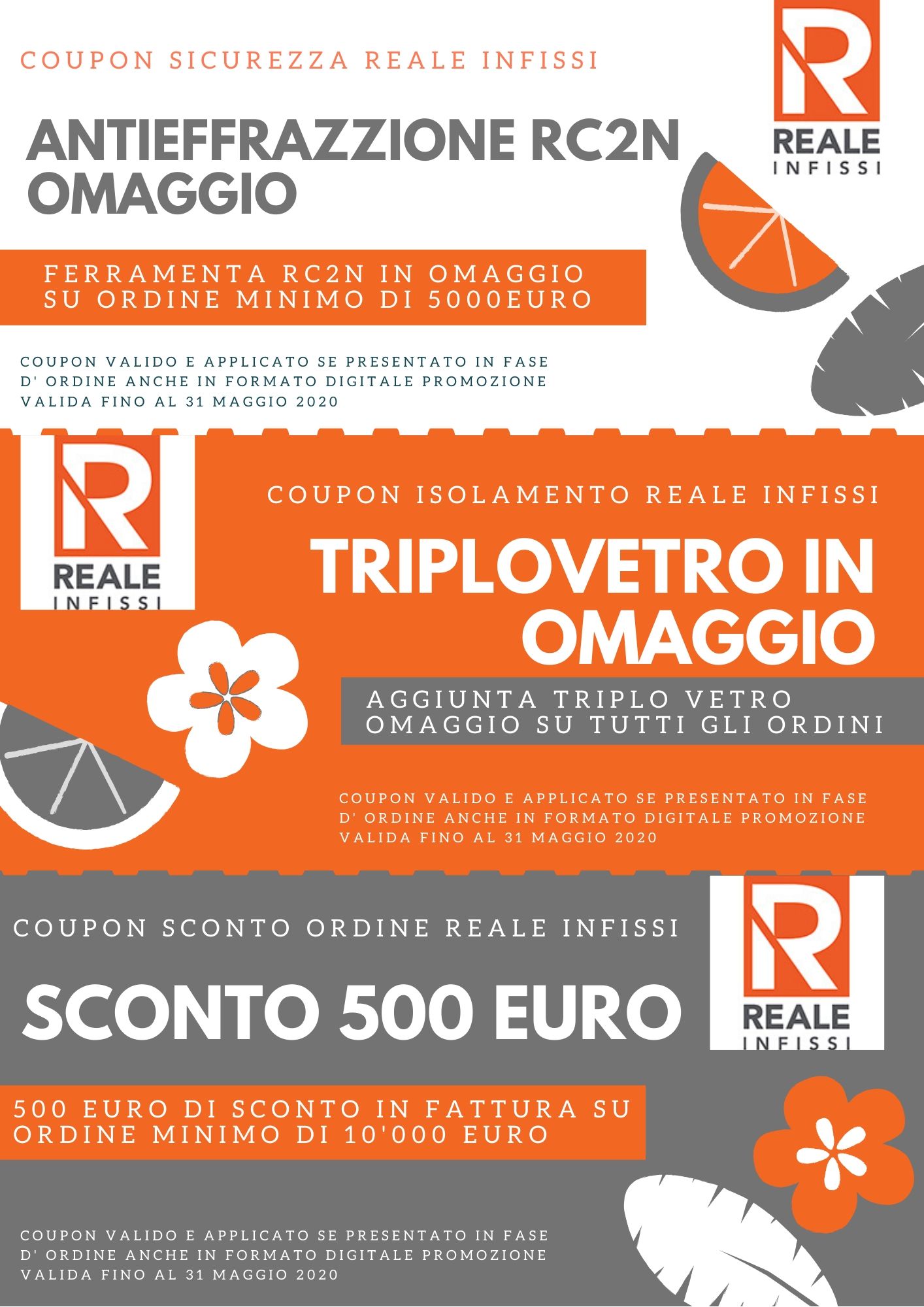 Promozione Coupon Reale Infissi a Padova